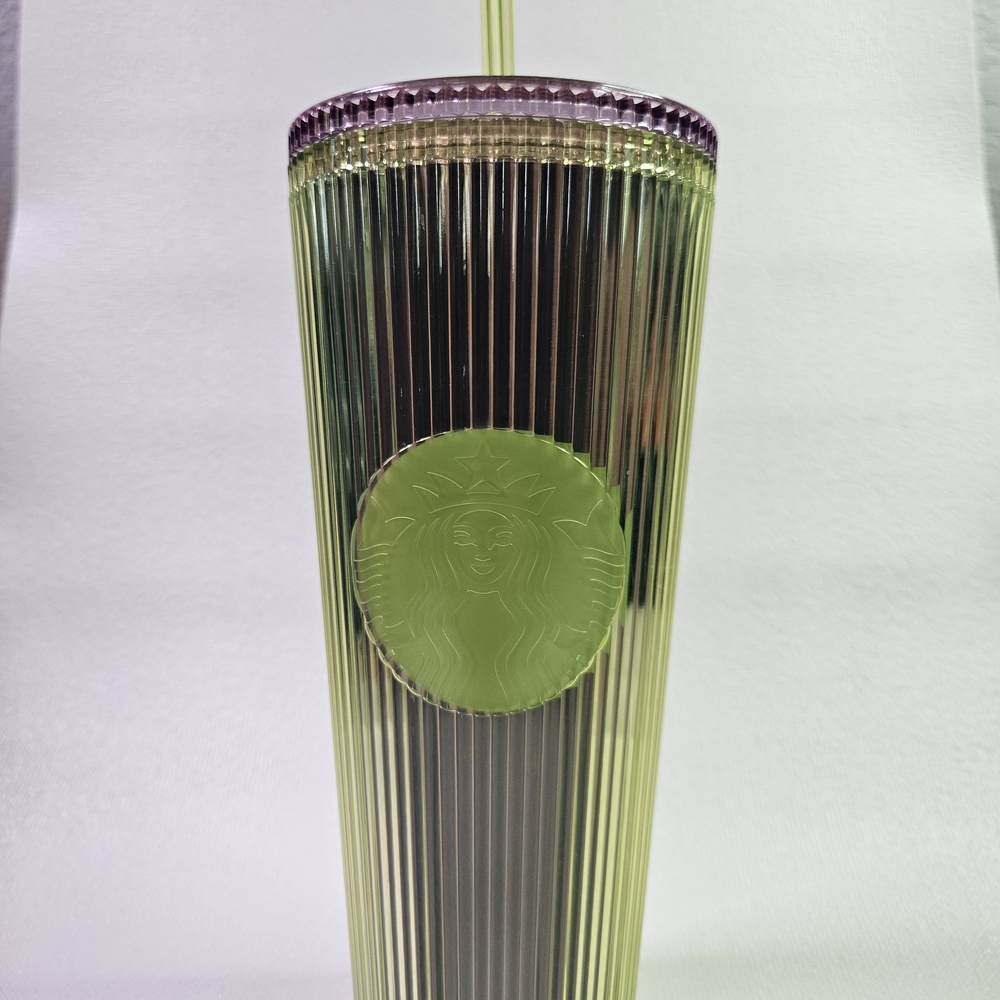 Starbucks Green and Purple Tumbler